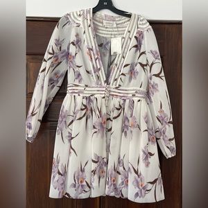 Zimmermann NWT   Corsage plisse orchid.    size 3